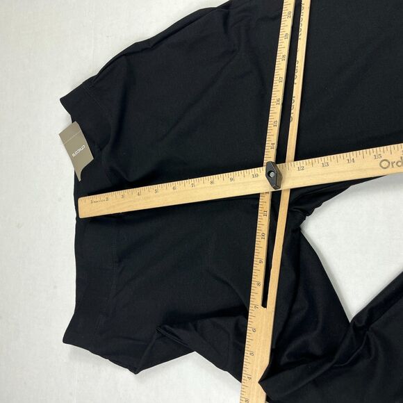 Chicos Travelers NWT Black Pull On Stretch Straight Leg Pants Work Travel 1 Med - Picture 8 of 13